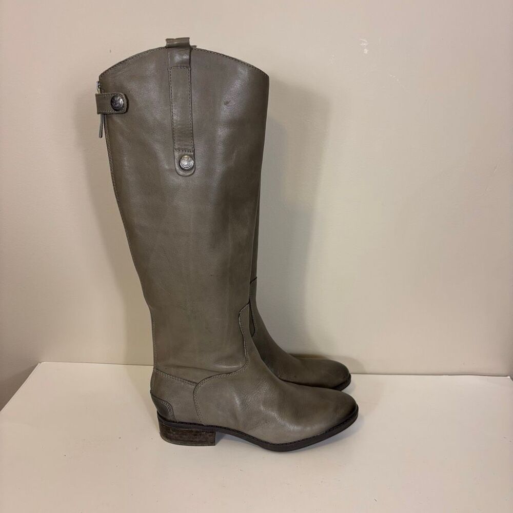 Sam Edelman Taupe Leather Penny‎ Riding Boots Size 6